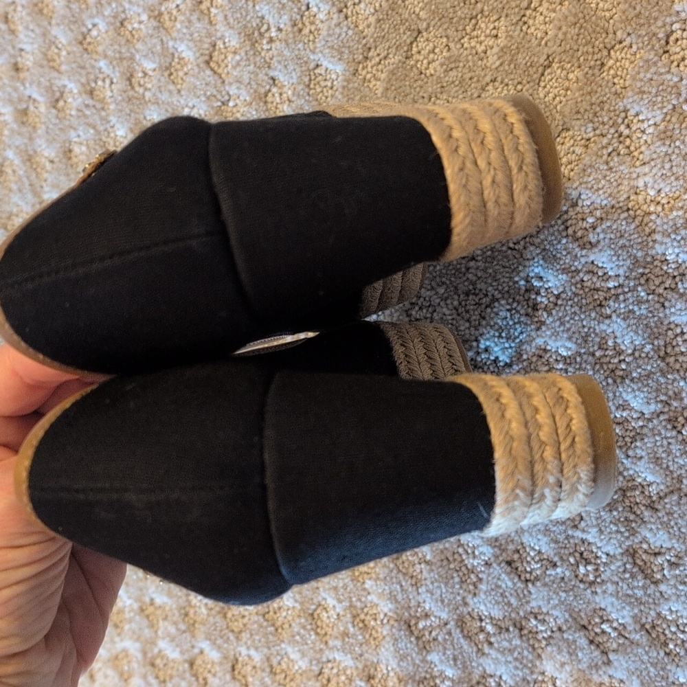 Tory Burch Wedged Raffia Espadrille Platform Sandals - Picture 7 of 13